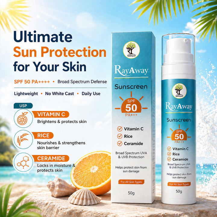 RayAway Sunscreen SPF 50 PA++