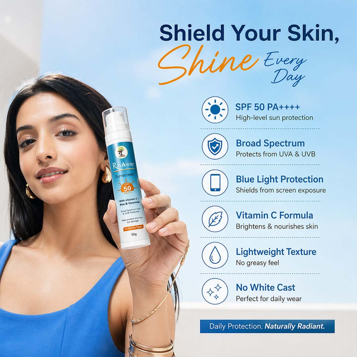 RayAway Sunscreen SPF 50 PA++