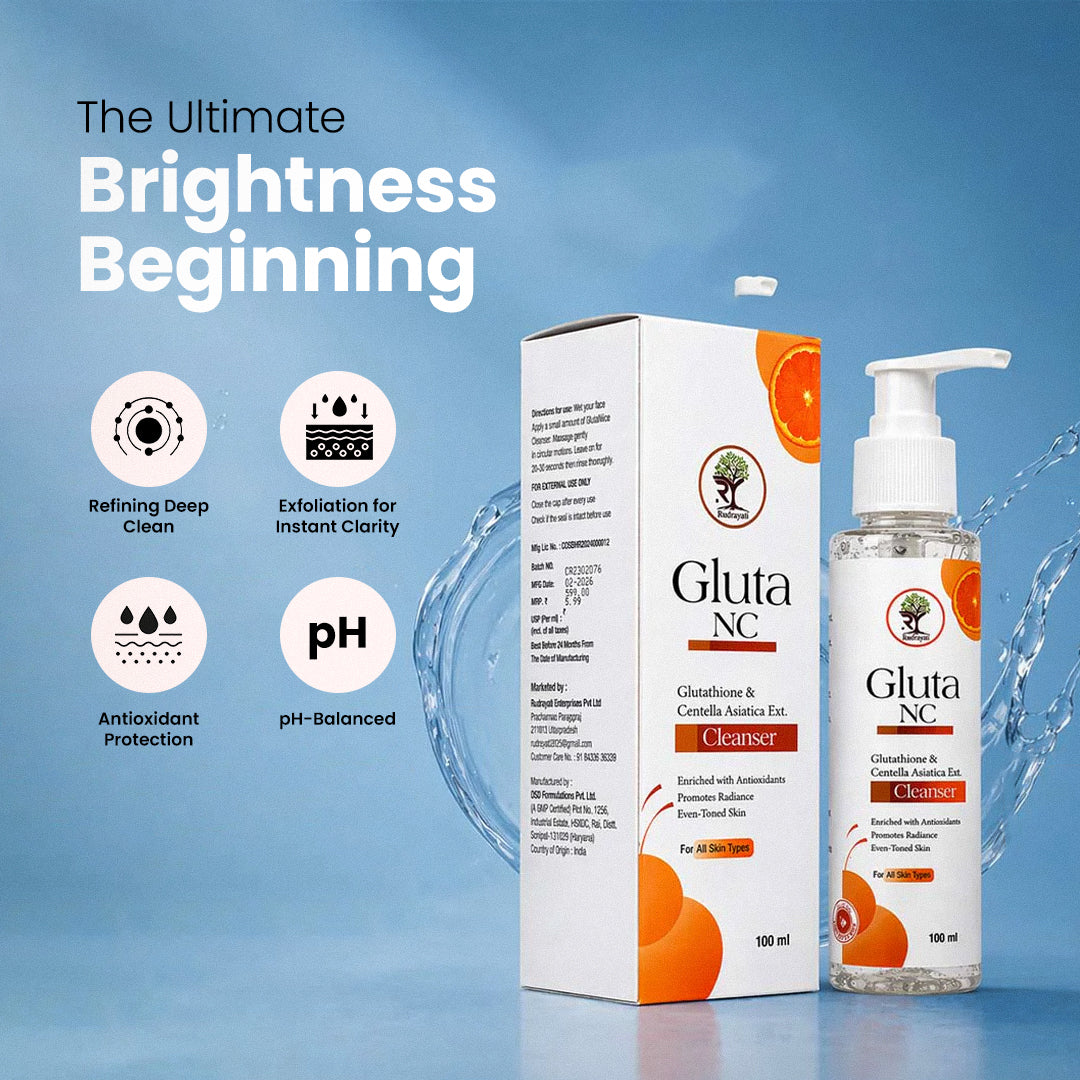 Gluta NC Glutathione Brightening Cleanser
